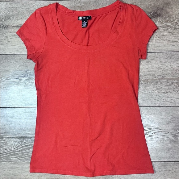 Carole Little Scoop Neck Pima Cotton Tee - Picture 4 of 10